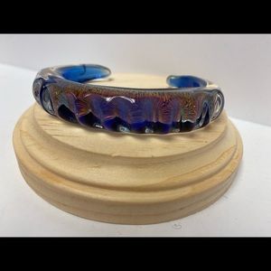 Glass Cuff Bracelet